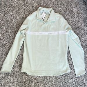 NWT Adidas Mens Golf Lightweight Sweatshirt - Size S - Mint